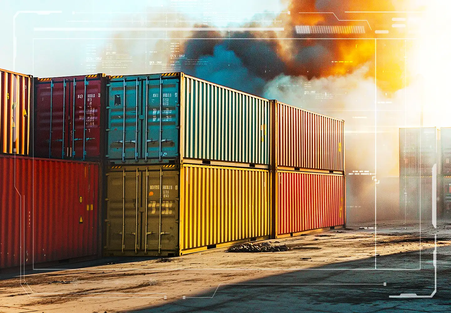 Detect container fires